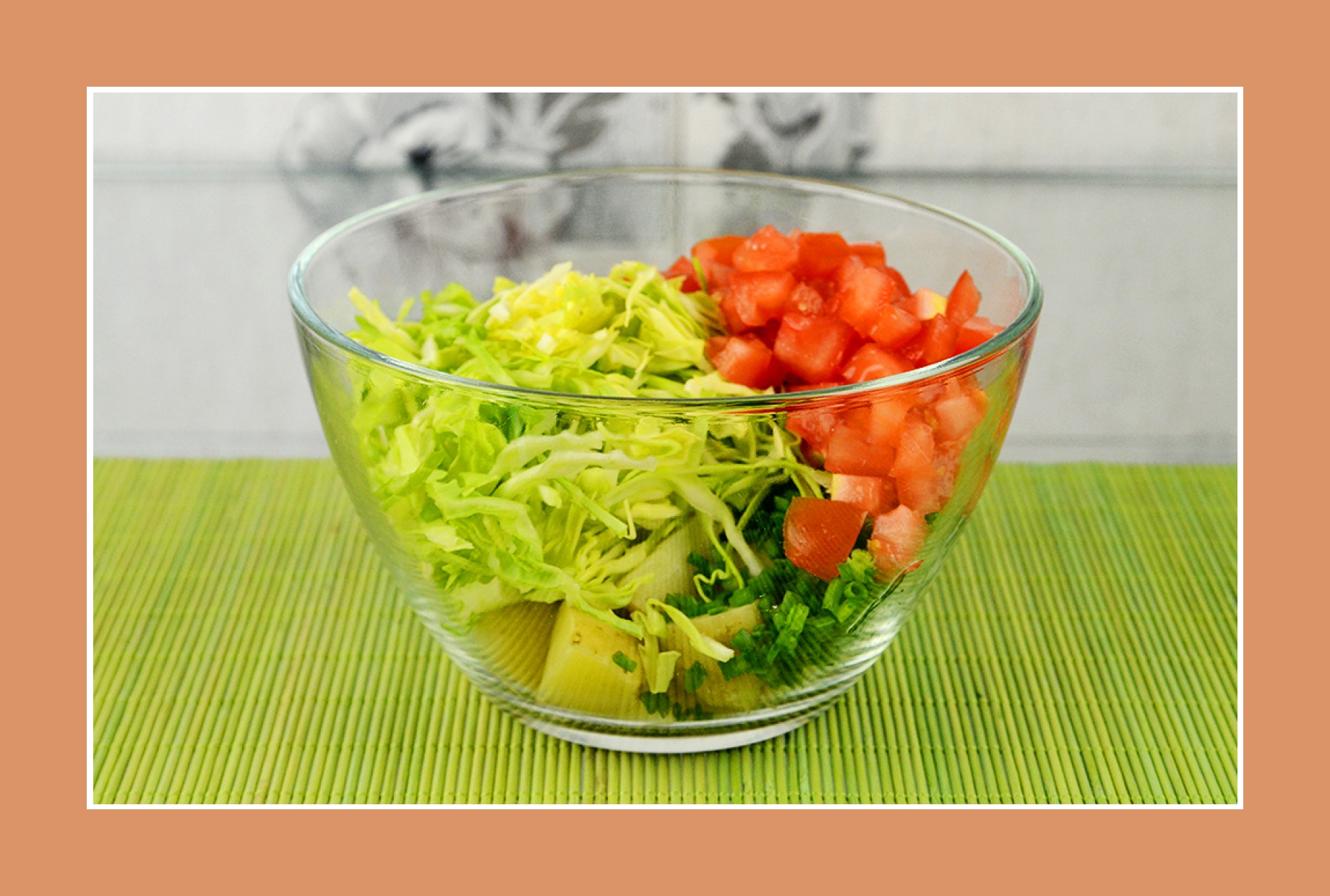 Tomaten für Kartoffelsalat Weißkrautsalat