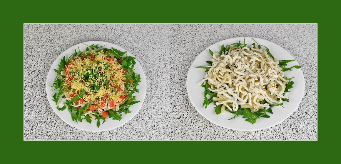 Käse Salat Spaghetti Salat