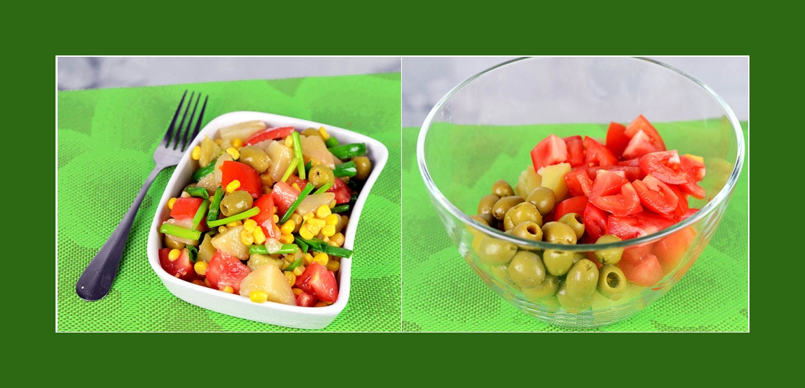 Kartoffelsalat mit Oliven Rezept