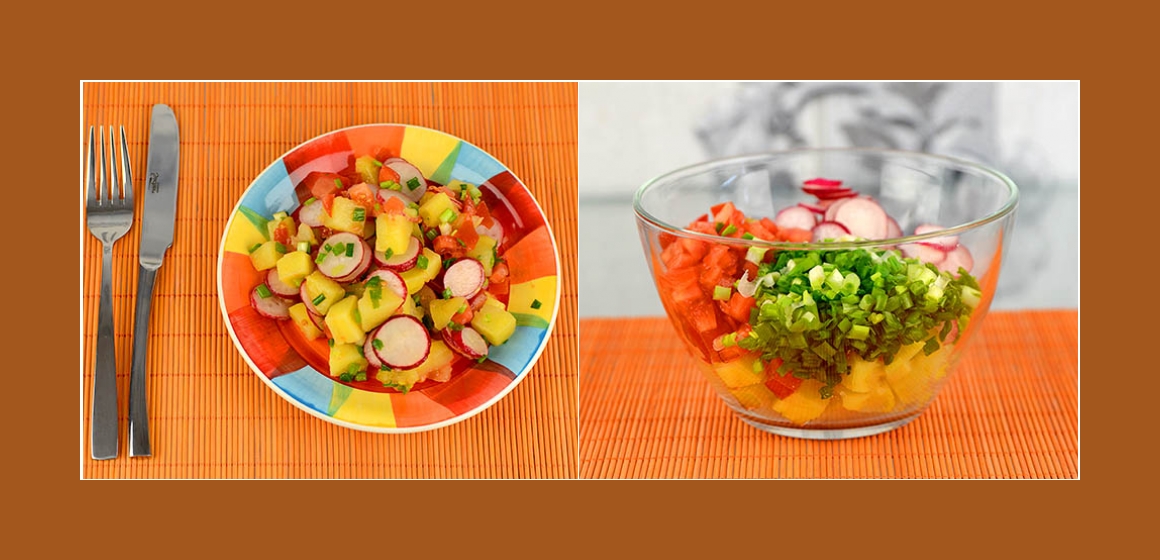 leichter Salat einfacher Sommersalat