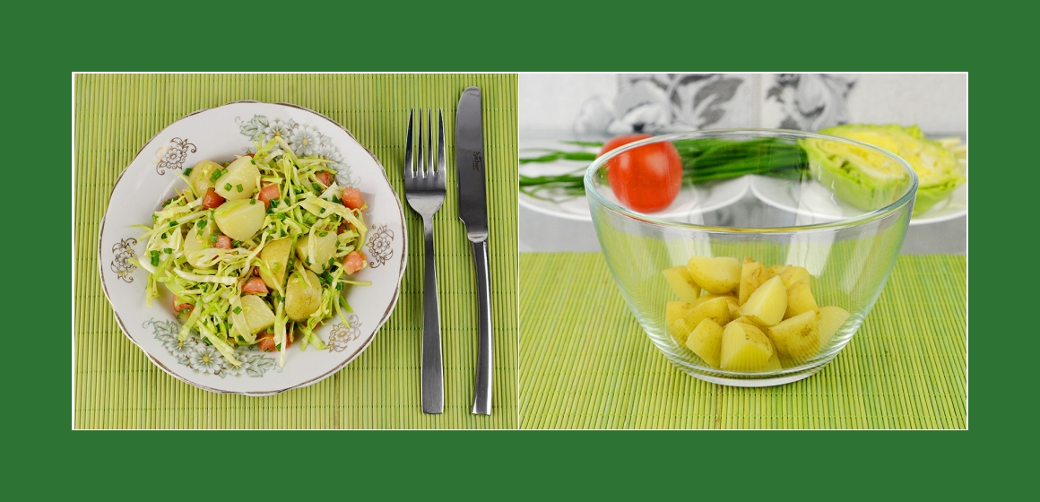 einfacher Salat gemischter Salat