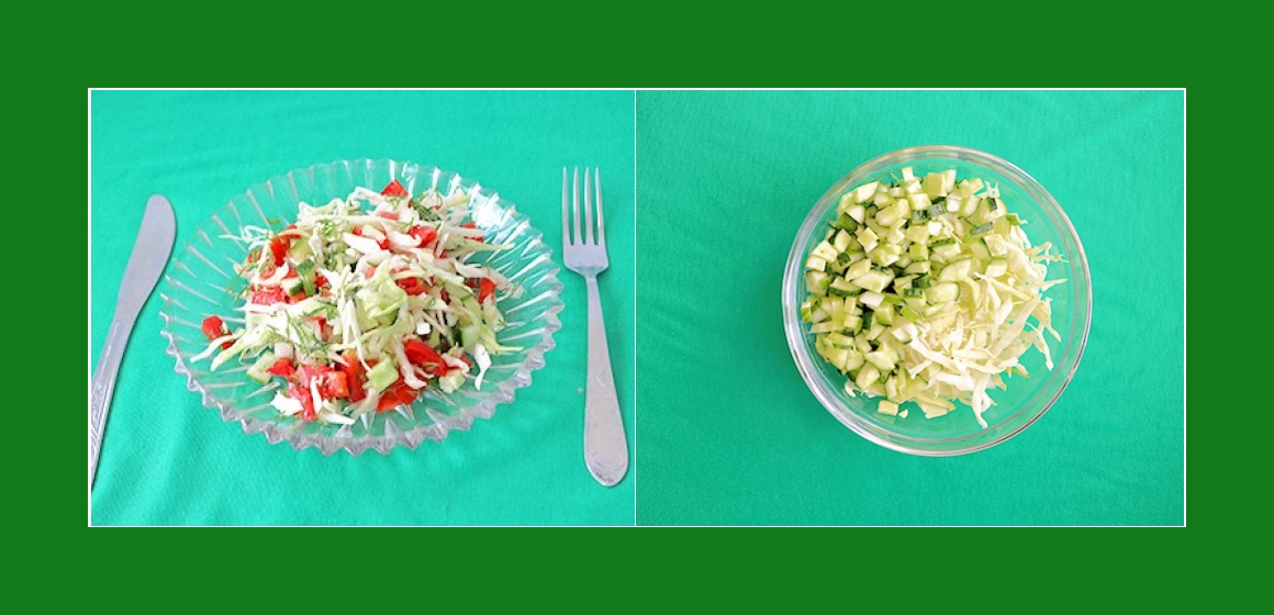 einfacher Salat Salat zum Grillen