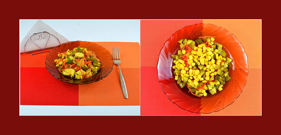 Zutaten leckerer Salat nahrhafter Salat