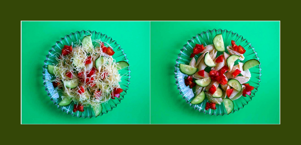 einfacher Salat bunter Salat