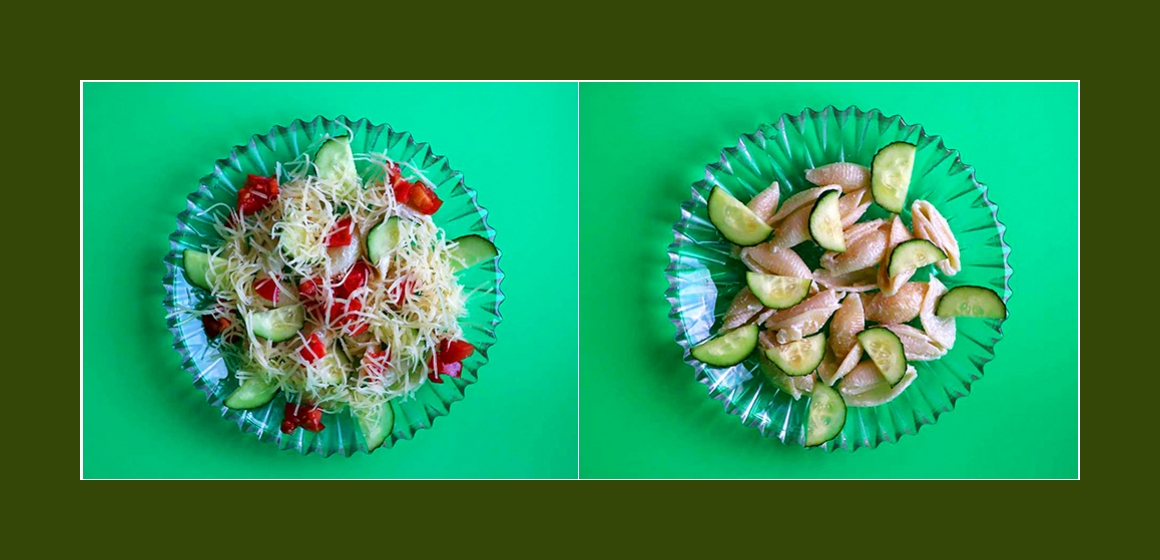 einfacher Salat gemischter Salat