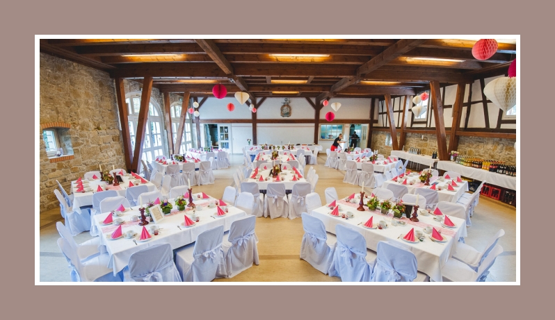 Hochzeitsdekoin der rustikalen Hochzeitslocation: Fränkische Scheune bei Ilshofen